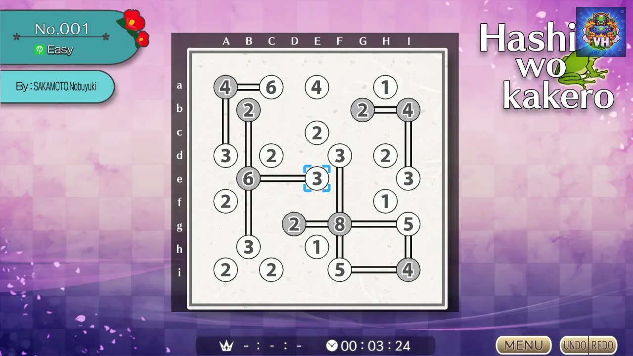 Puzzle by Nikoli S Hashiwokakero Nintendo Switch - ảnh màn hình 8