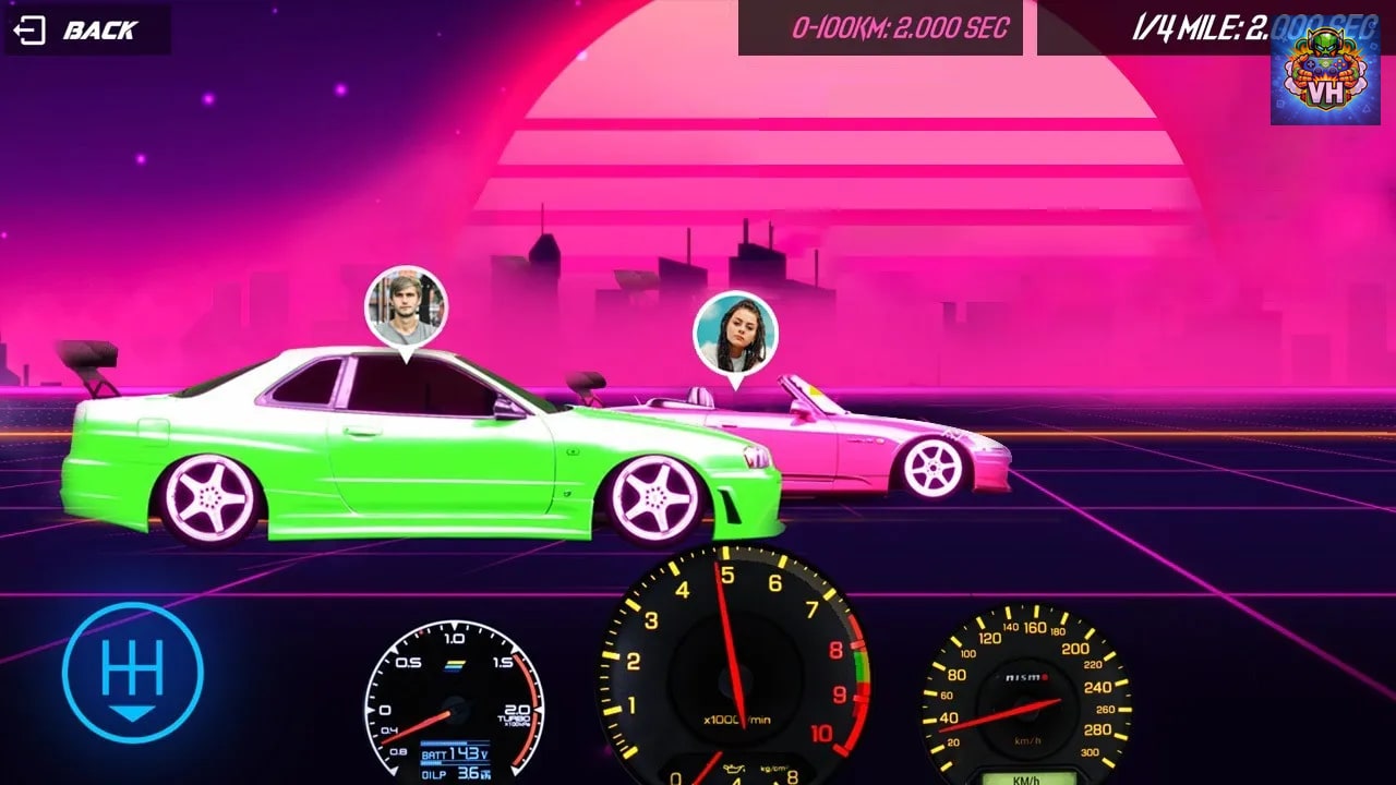 JDM Drag Racing Car Driving Simulator 2022 Games Nintendo Switch - ảnh màn hình 4