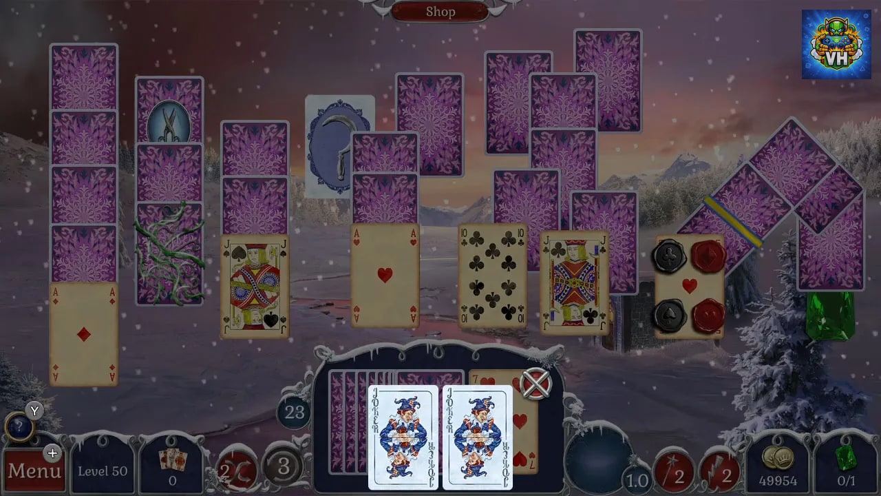 Jewel Match Solitaire: Winterscapes Nintendo Switch - ảnh màn hình 2