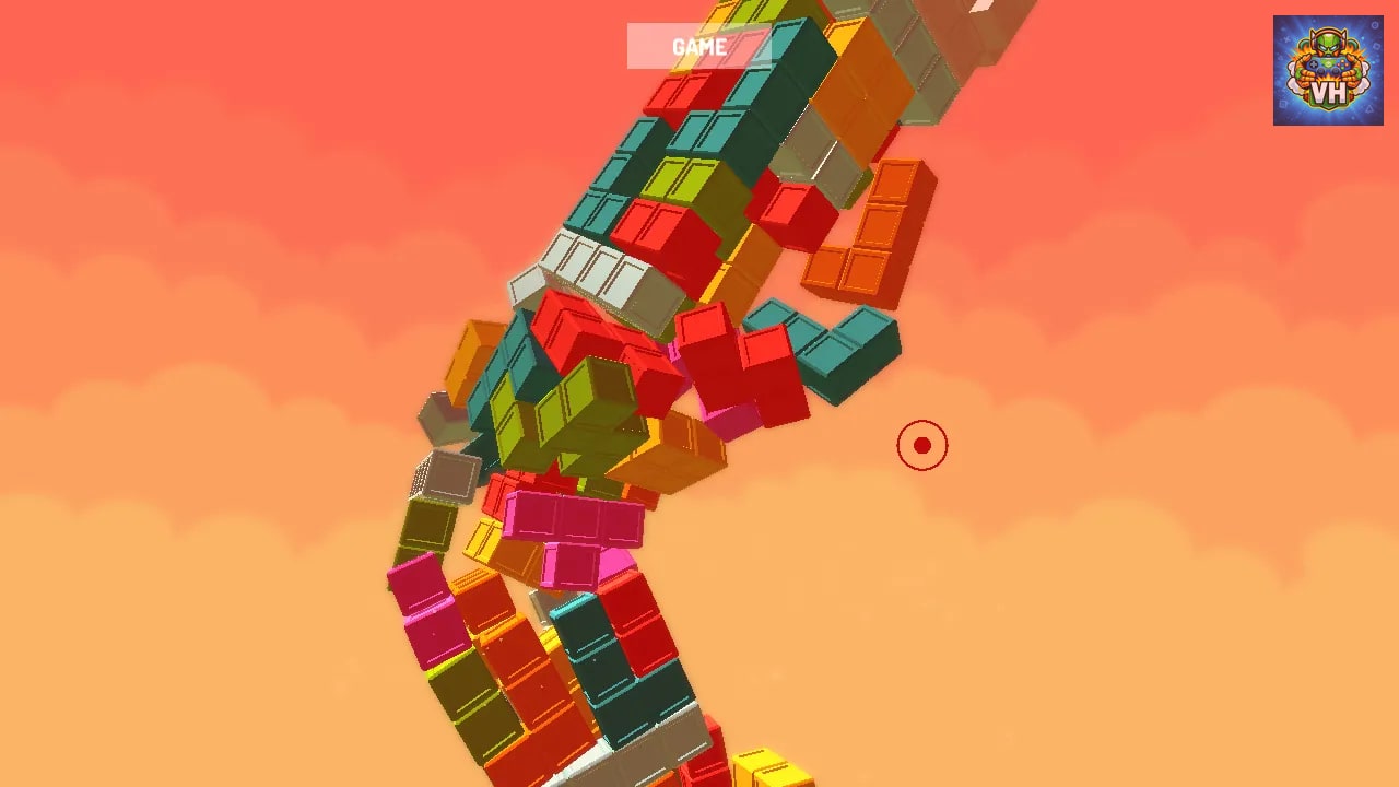 Fortress Building Puzzle - Galaxy Cube Tower Simulator Game Nintendo Switch - ảnh màn hình 5