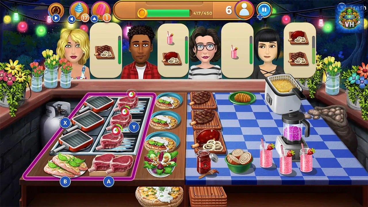 Virtual Families Cook Off: Chapter 1 Let's Go Flippin' Nintendo Switch - ảnh màn hình 1