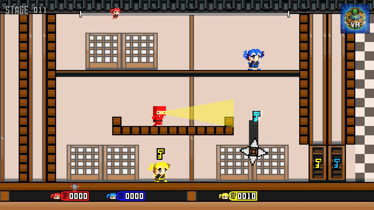 Pixel Game Maker Series Ninja Sneaking VS: Battle On The Couch Nintendo Switch - ảnh màn hình 3