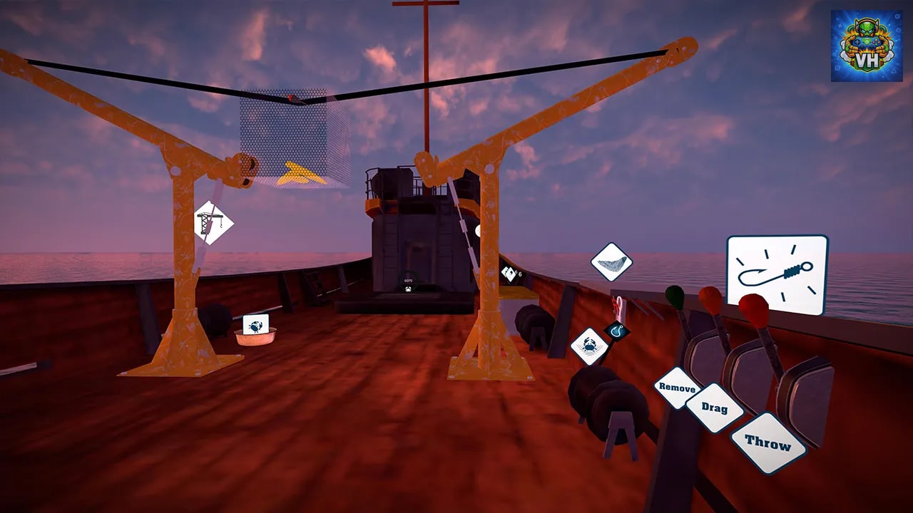 Deadliest Catch - Ocean Boat Driving & Fishing 2022 Simulator Nintendo Switch - ảnh màn hình 1