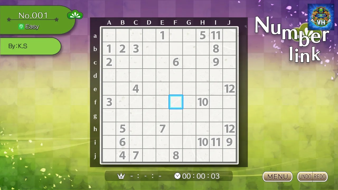 Puzzle by Nikoli S Numberlink Nintendo Switch - ảnh màn hình 4