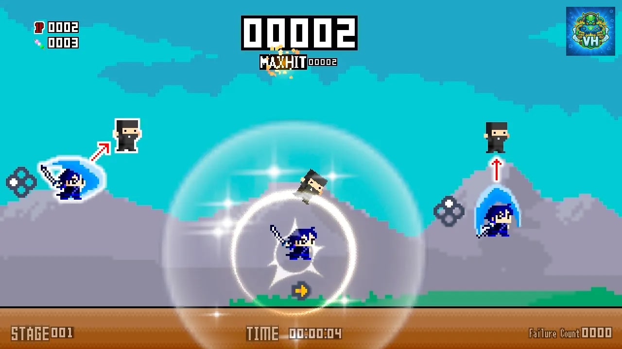 Pixel Game Maker Series NINJA OTEDAMA R Nintendo Switch - ảnh màn hình 5