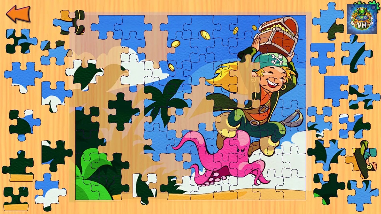 Pirates Jigsaw Puzzle - Education Adventure Learning Children Puzzles Games for Kids & Toddlers Nintendo Switch - ảnh màn hình 2