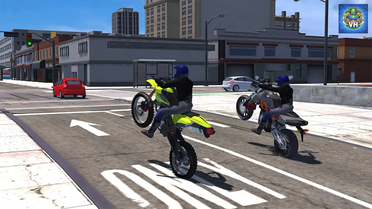 Motorcycle Driving Simulator-Dirt & Parking 2022 Racing Games Ultimate 4x4 City Offroad Kart Nintendo Switch - ảnh màn hình 7