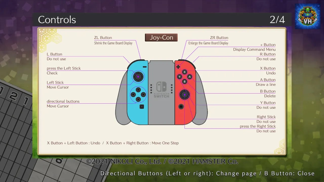 Puzzle by Nikoli S Numberlink Nintendo Switch - ảnh màn hình 1