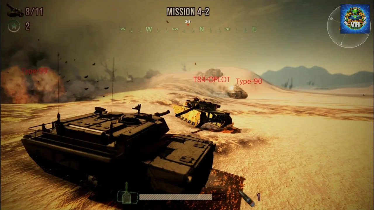 Modern War: Tank Battle Nintendo Switch - ảnh màn hình 1