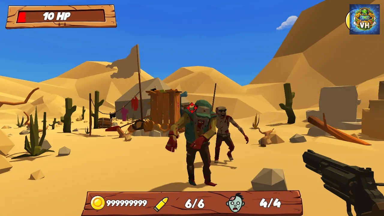 Zombie Dead Smasher - World Simulator Kill Strike Gun Shooter 3D Poly Games 2023 Nintendo Switch - ảnh màn hình 4