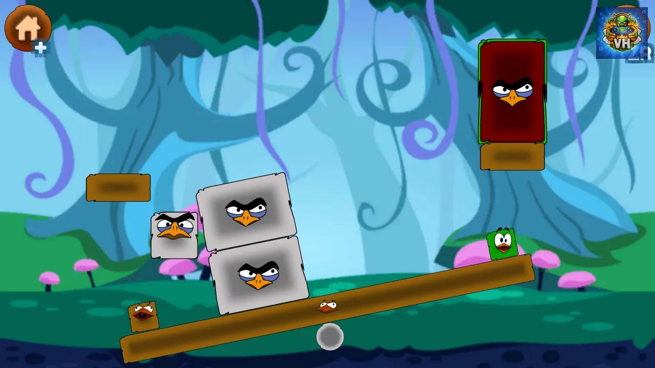 Red Bird Adventure: Classic Physics Puzzle Nintendo Switch - ảnh màn hình 3