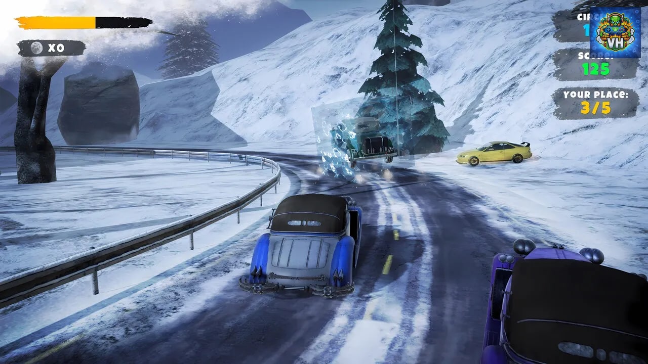 Car Racing Ice – Classic Nintendo Switch - ảnh màn hình 3