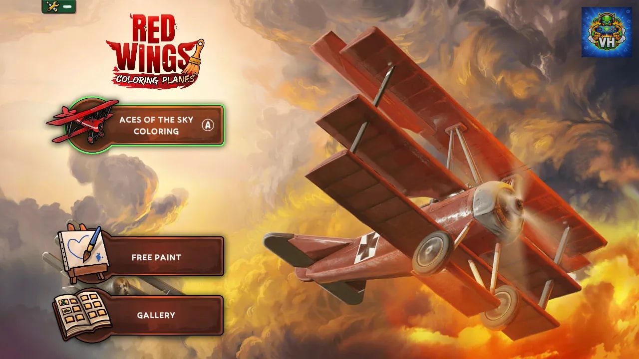Red Wings: Coloring Planes Nintendo Switch - ảnh màn hình 5