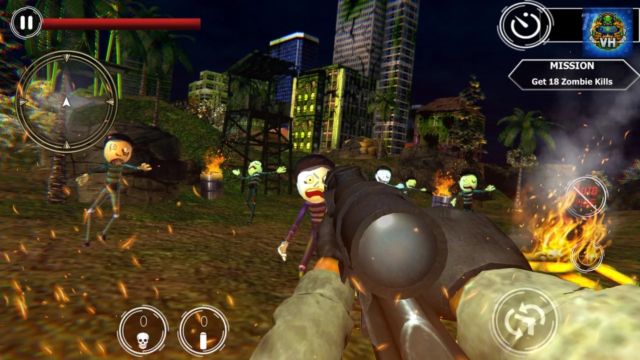 Zombie Sniper Shooter - Stickman War Nintendo Switch - ảnh màn hình 11