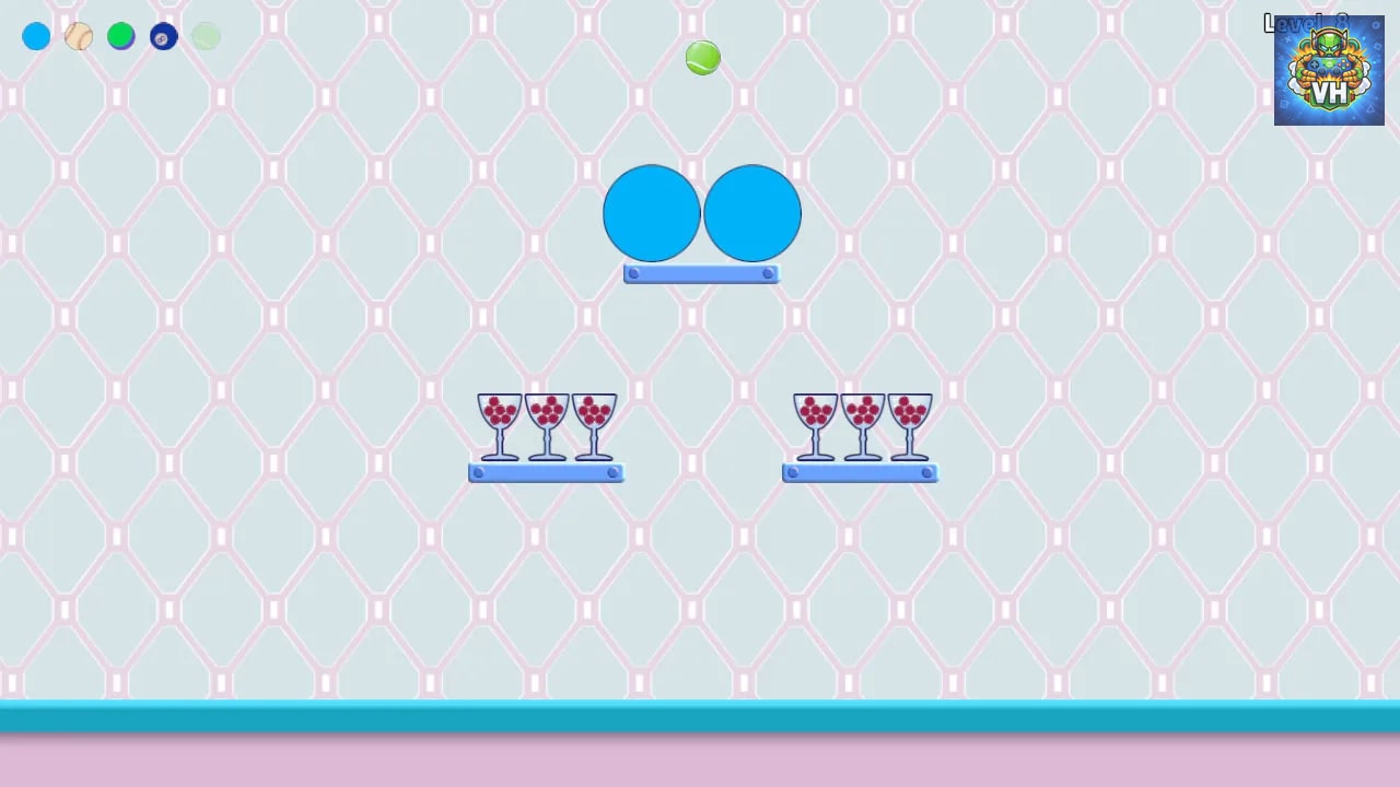 Break the Glass Cup: Breaking Physics Puzzle Nintendo Switch - ảnh màn hình 1