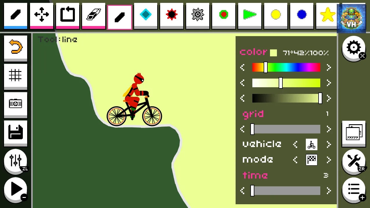 Draw Rider Remake Nintendo Switch - ảnh màn hình 6