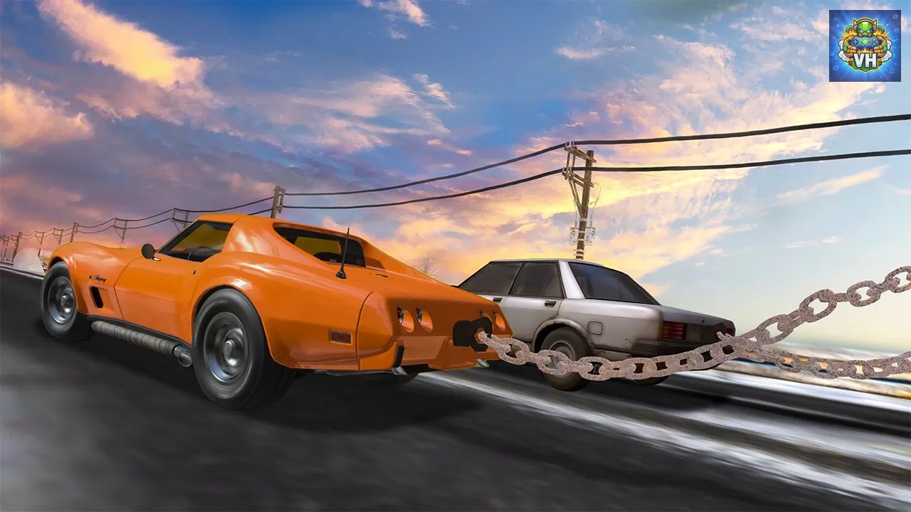 Chain Car Stunt Simulator - 3D Extreme Highway Car Driving Games Nintendo Switch - ảnh màn hình 8