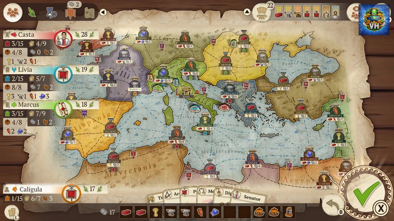 Concordia: Digital Edition Nintendo Switch - ảnh màn hình 6