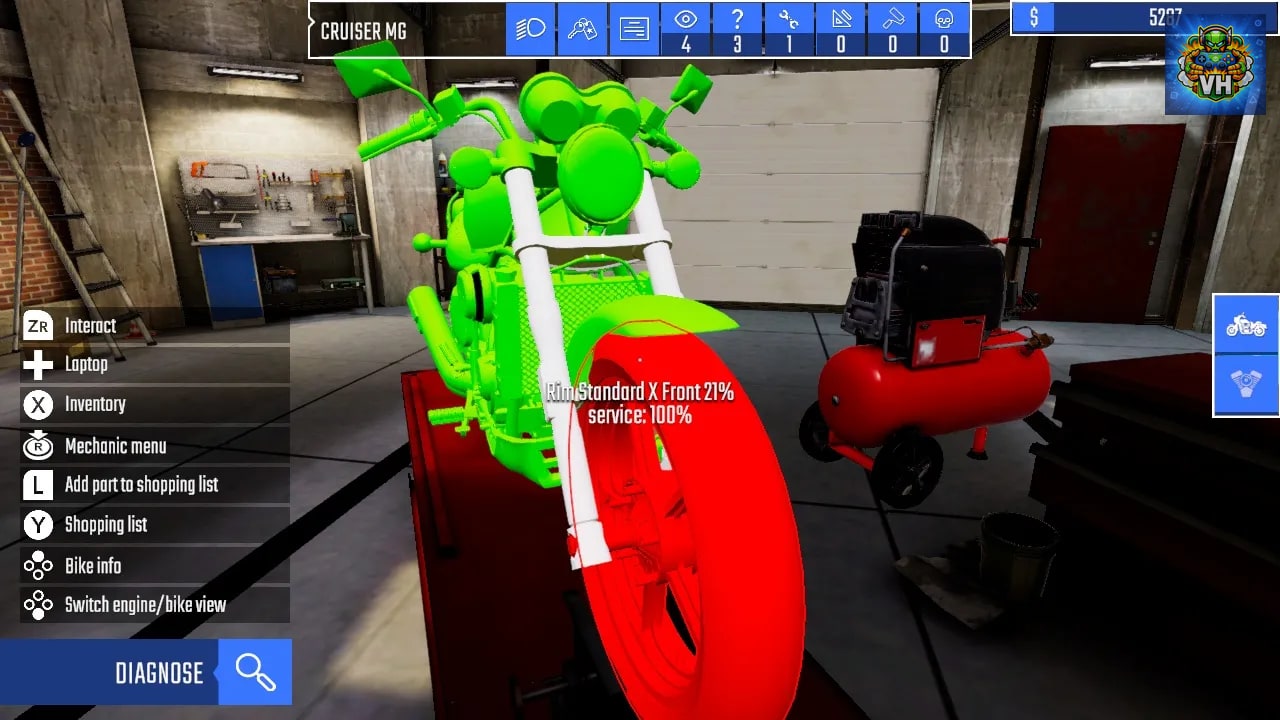 Biker Garage: Mechanic Simulator Nintendo Switch - ảnh màn hình 3