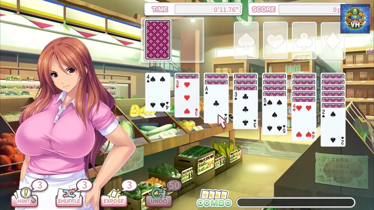 Pretty Girls Klondike Solitaire PLUS Nintendo Switch - ảnh màn hình 1