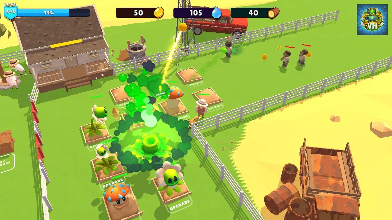 Zombie Garden vs Plants Defence -Battle Craft and Survival Simulator Game Nintendo Switch - ảnh màn hình 1