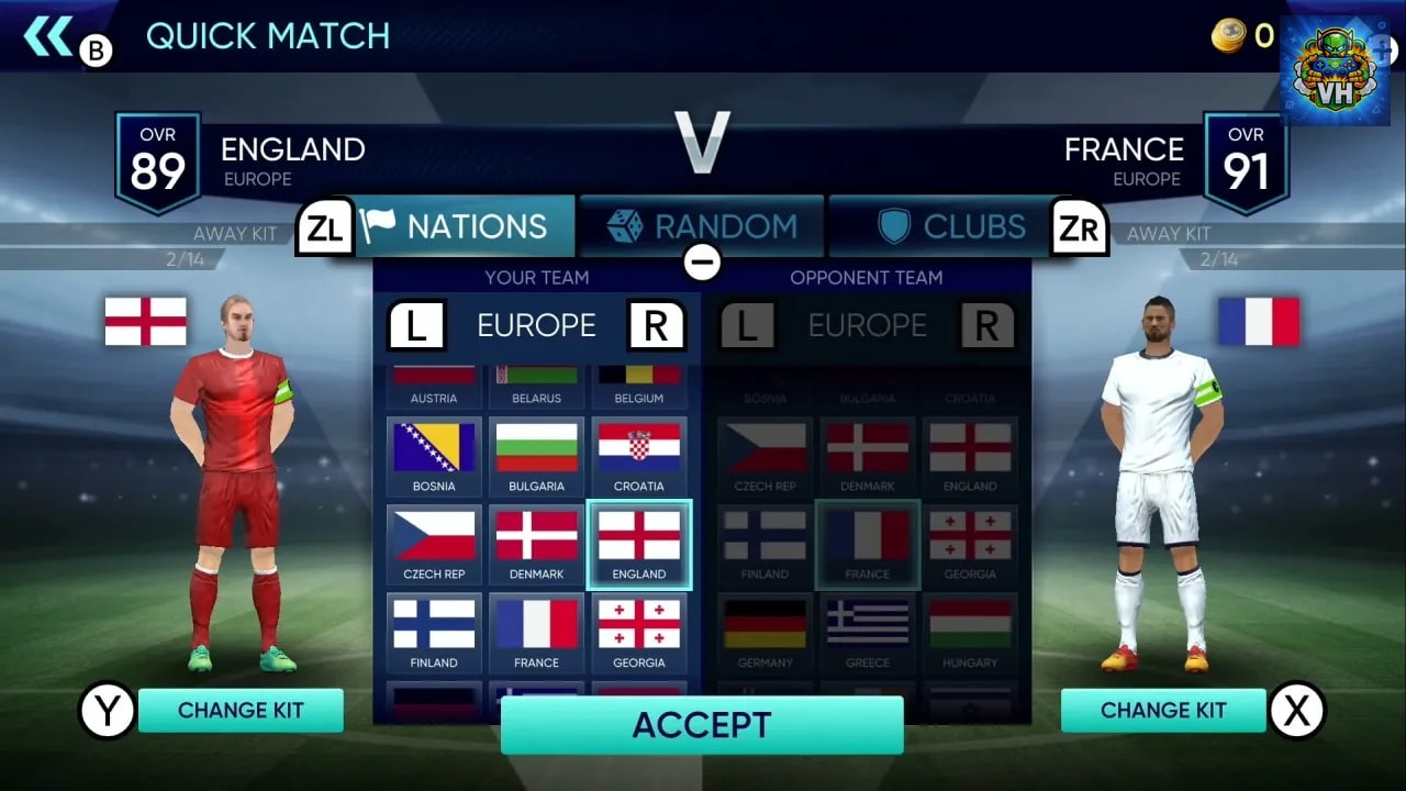 Football Cup 2022 Nintendo Switch - ảnh màn hình 1