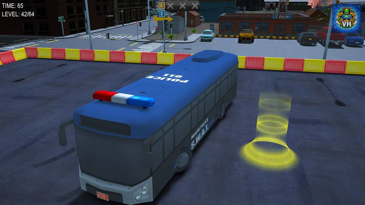 Police Car Driver: City Parking Simulator Nintendo Switch - ảnh màn hình 6