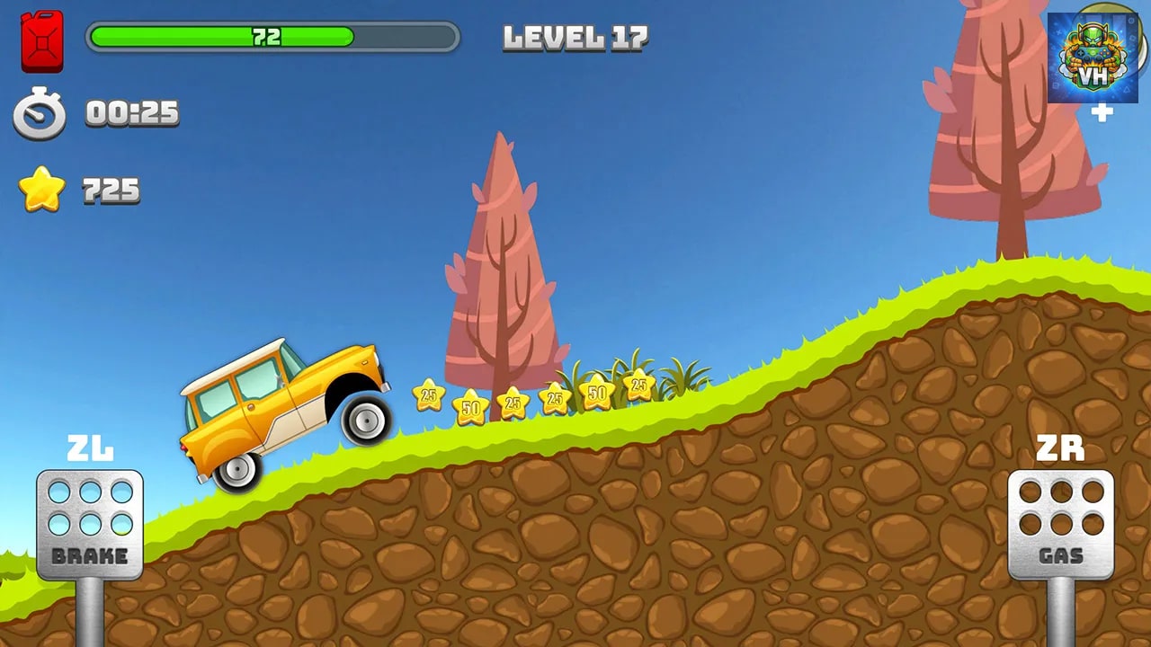 Mountain Climb Driver: Real Physics Arcade Racing Nintendo Switch - ảnh màn hình 4