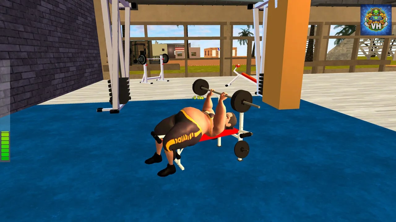 Hyper Gym Life 3D - Tough Guys Nintendo Switch - ảnh màn hình 1