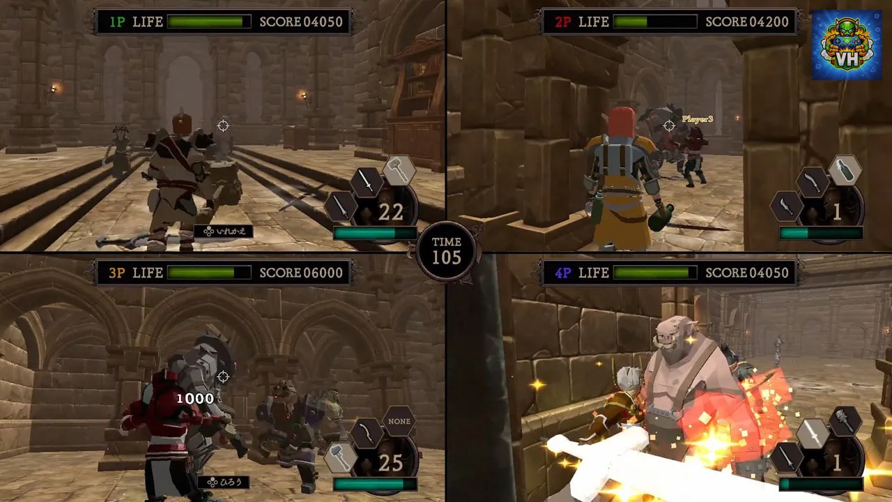 Dark Dungeon Warrior (ダークダンジョンウォーリアー) Nintendo Switch - ảnh màn hình 4