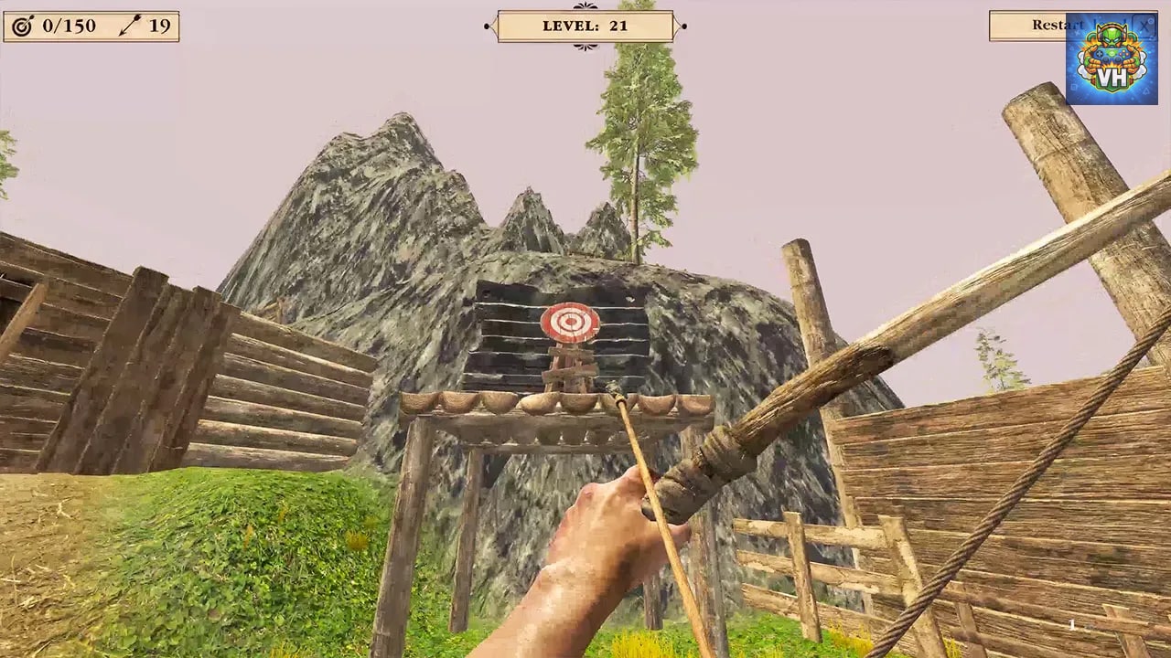 Archer 3D: Bow Shooting Range Nintendo Switch - ảnh màn hình 1