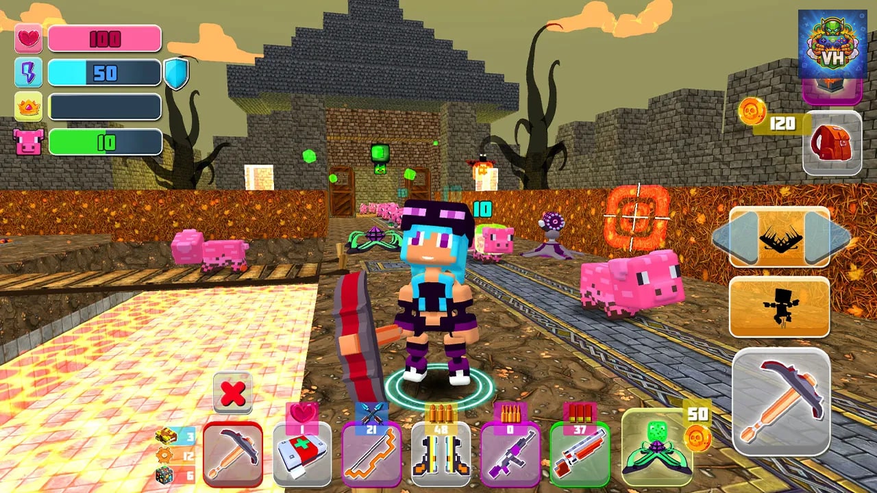 All Noobs must die - Craft, Survival, Mine Nintendo Switch - ảnh màn hình 3