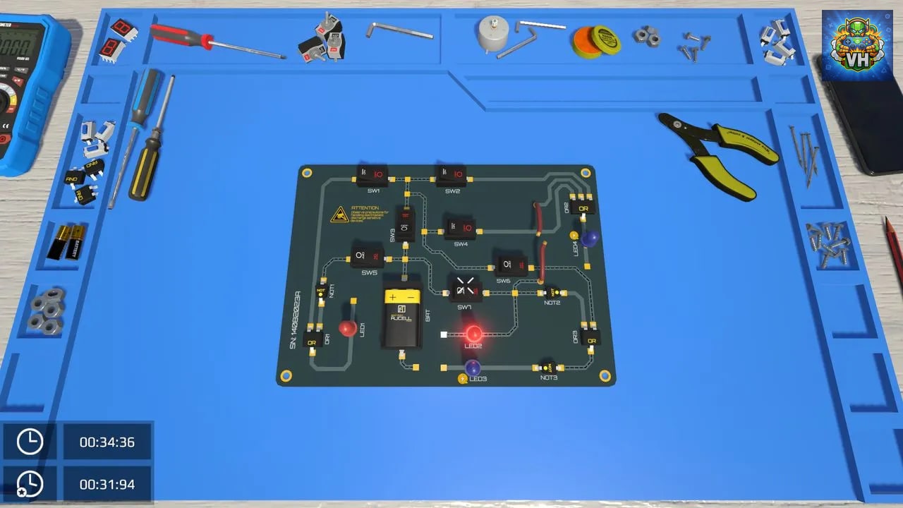 Electronics Puzzle Lab Nintendo Switch - ảnh màn hình 1