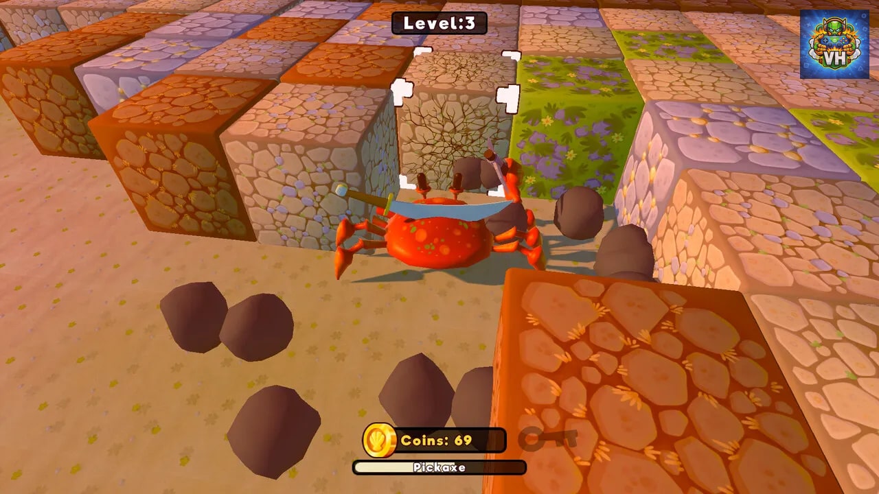 Crab Digger TROPICAL ISLAND Nintendo Switch - ảnh màn hình 6
