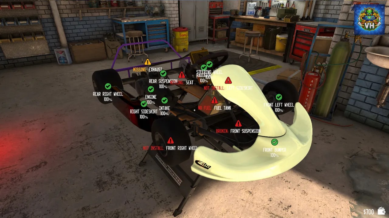 Gearhead Karting Simulator - Mechanic & Racing Nintendo Switch - ảnh màn hình 3