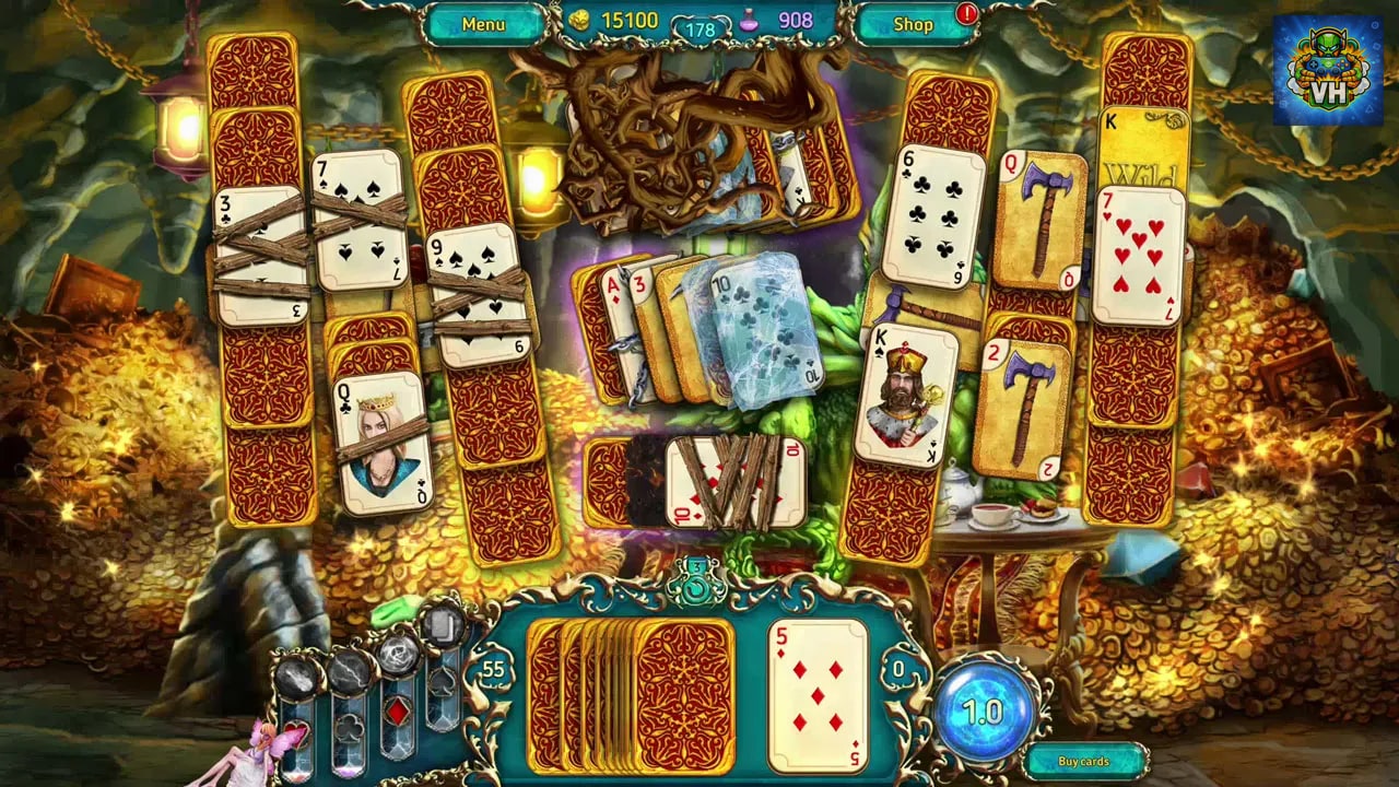 Dreamland Solitaire: Dragon's Fury Nintendo Switch - ảnh màn hình 1