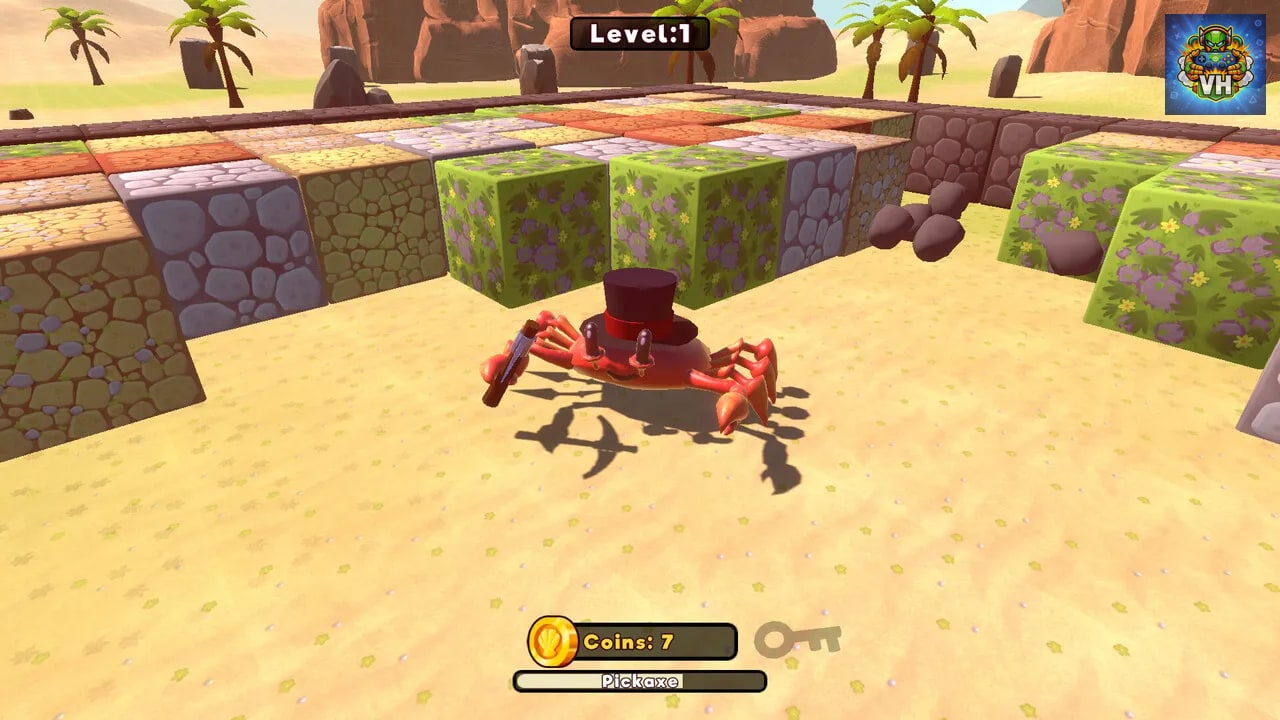 Crab Digger TROPICAL ISLAND Nintendo Switch - ảnh màn hình 2