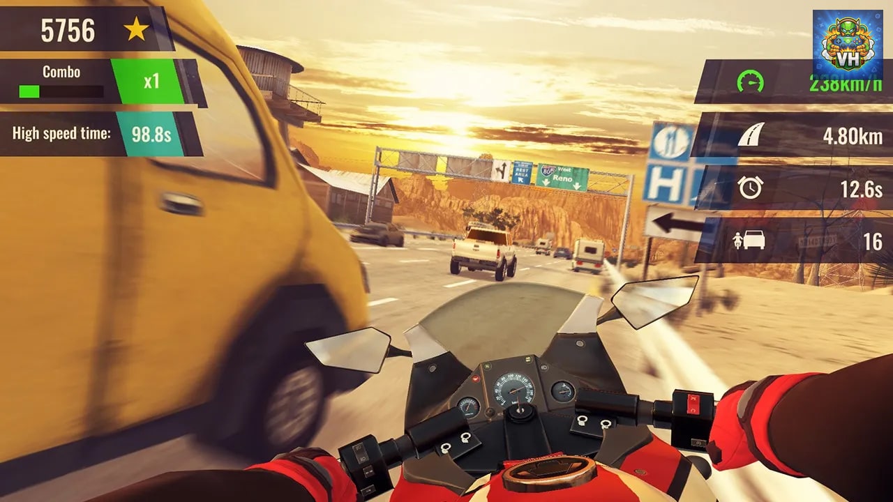 Moto Rush GT Nintendo Switch - ảnh màn hình 1
