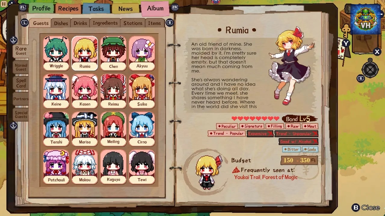 Touhou Mystia's Izakaya Nintendo Switch - ảnh màn hình 4