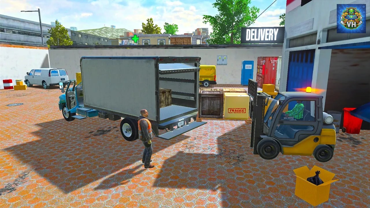 Truck Simulator City Delivery Nintendo Switch - ảnh màn hình 1