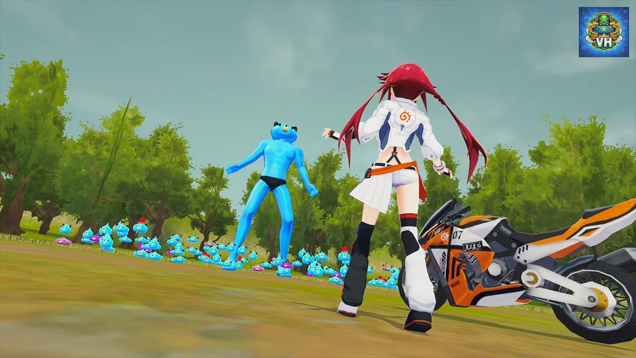 爆走次元ネプテューヌ VS巨神スライヌ Nintendo Switch - ảnh màn hình 2