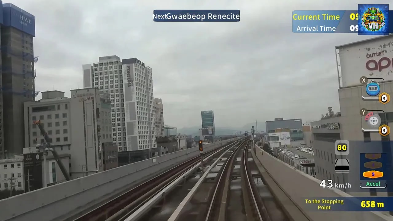 Korean Rail Driving Tour LRT Busan-Gimhae Nintendo Switch - ảnh màn hình 5