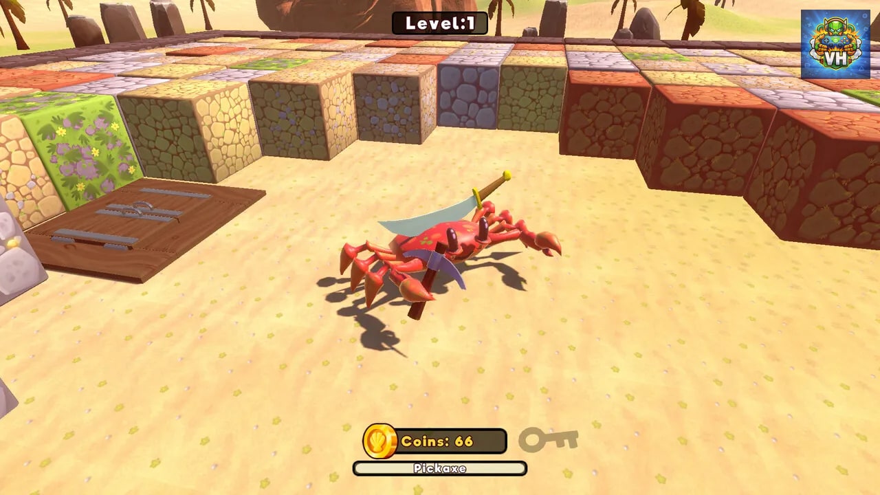 Crab Digger TROPICAL ISLAND Nintendo Switch - ảnh màn hình 3