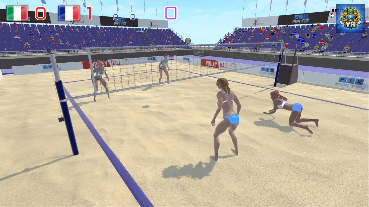 Summer Games Beach Volley Nintendo Switch - ảnh màn hình 1
