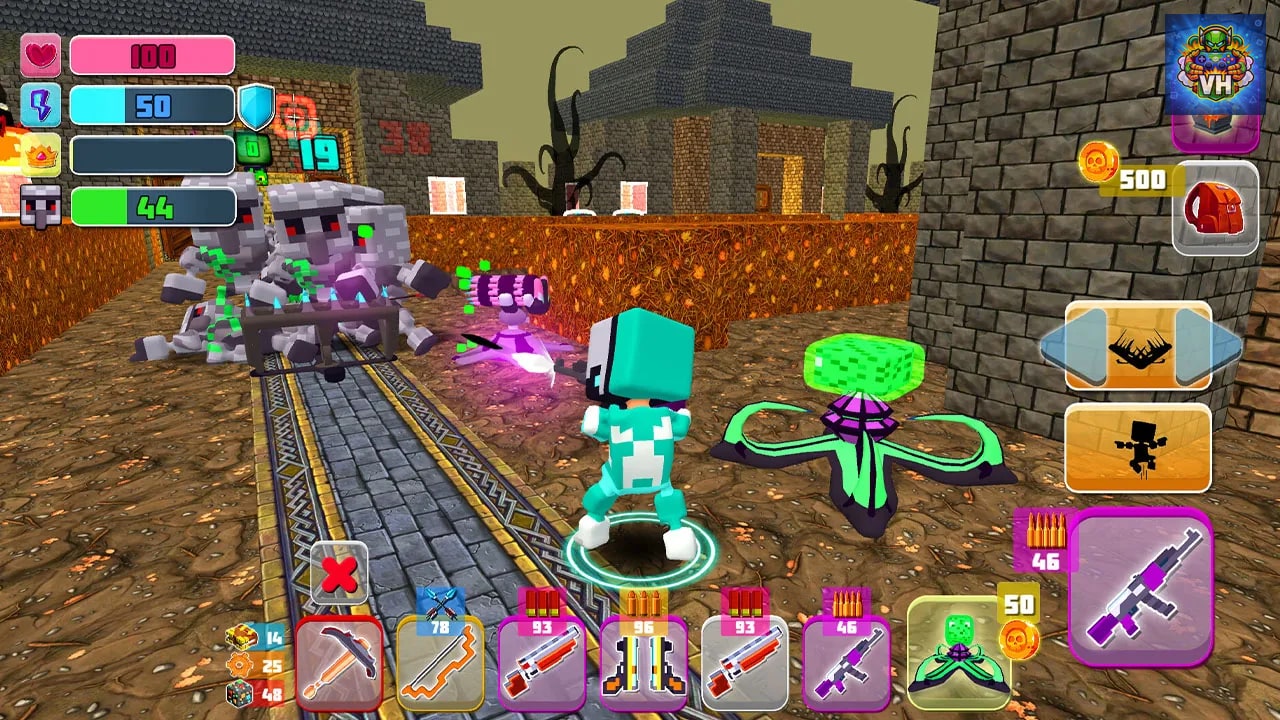 All Noobs must die - Craft, Survival, Mine Nintendo Switch - ảnh màn hình 1