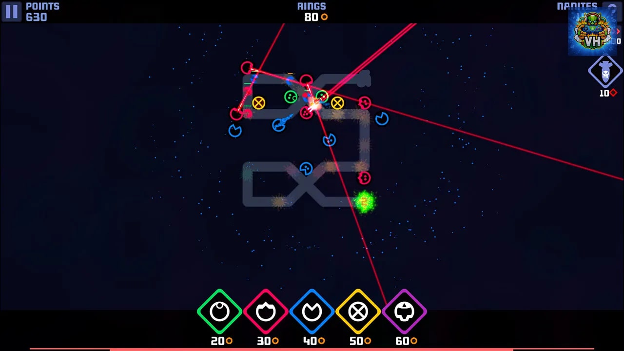Colony Defense - The Ultimate Minimalist Tower Base Defense Game Nintendo Switch - ảnh màn hình 6