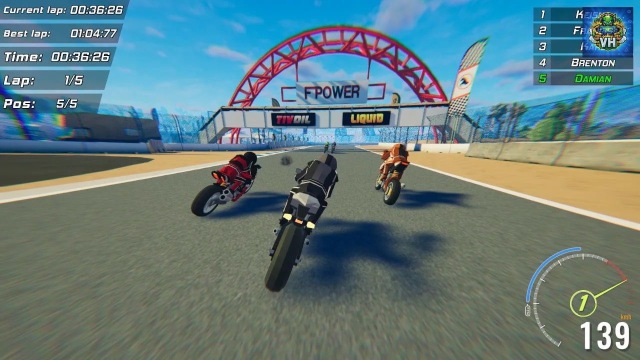 Toon Roads : Superbike Nintendo Switch - ảnh màn hình 1