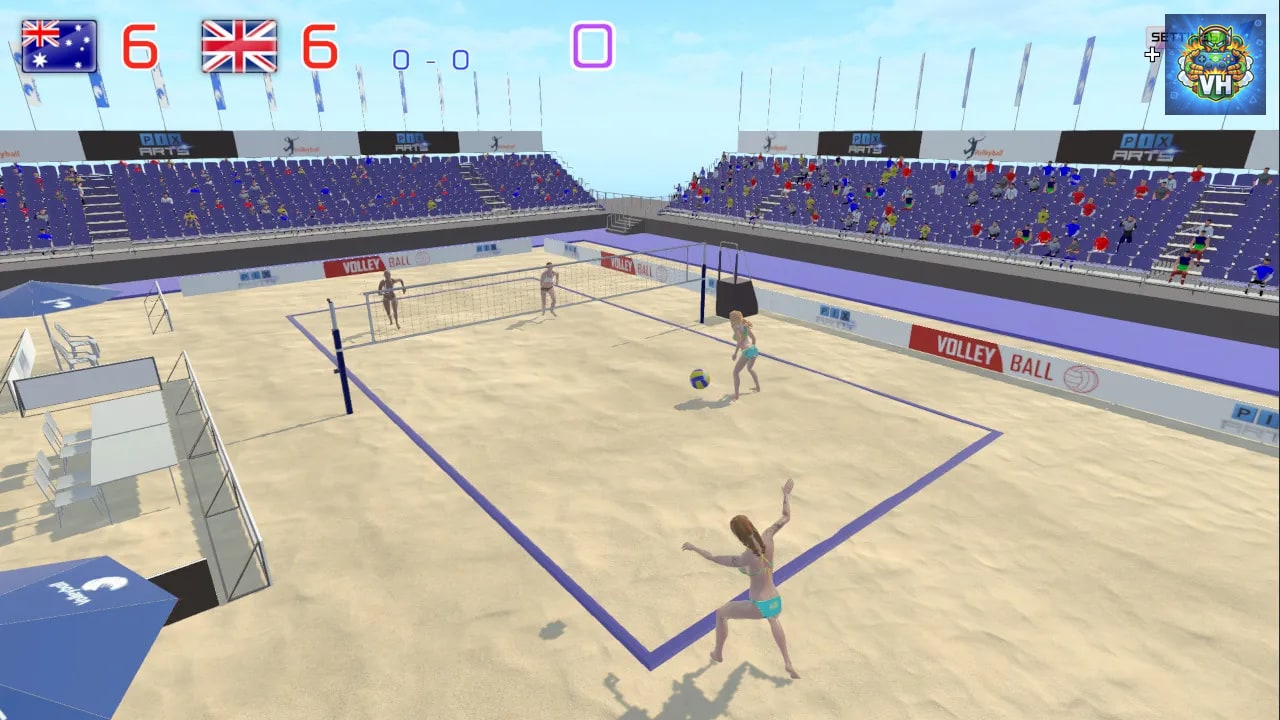 Summer Games Beach Volley Nintendo Switch - ảnh màn hình 2