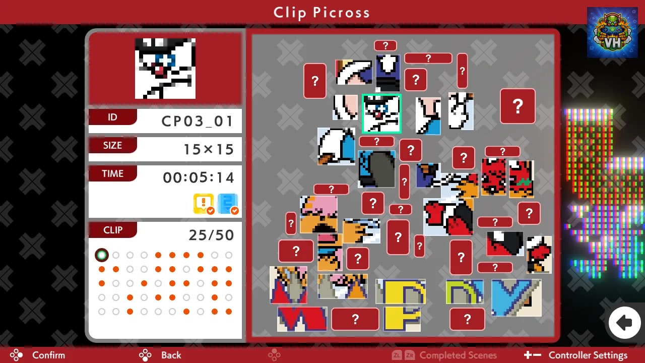 PICROSS S NAMCO LEGENDARY edition Nintendo Switch - ảnh màn hình 1