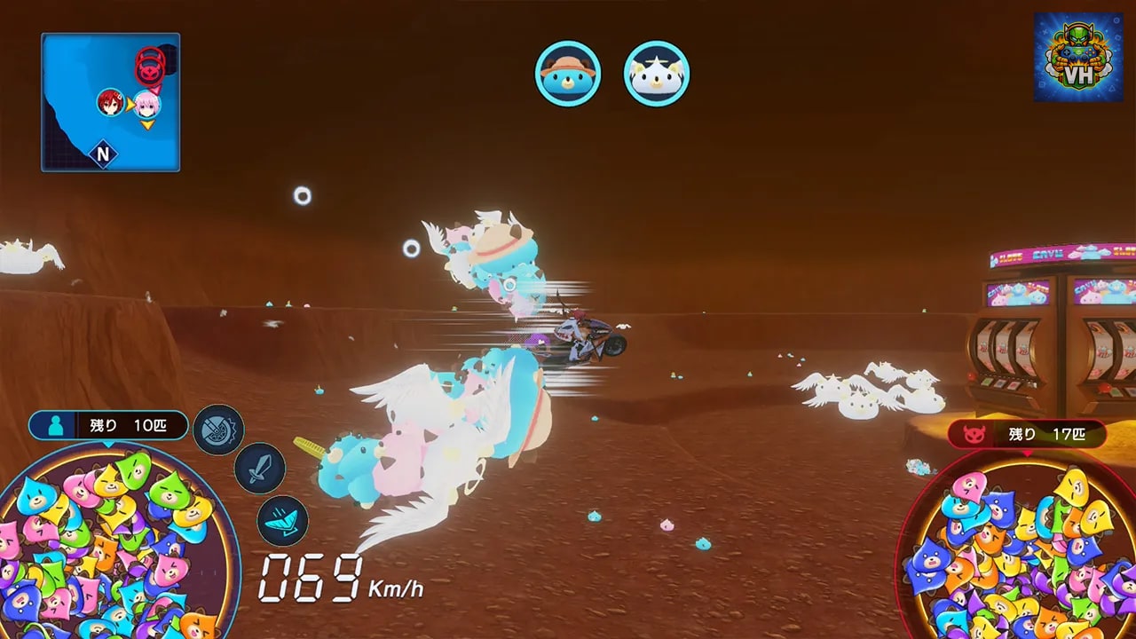 爆走次元ネプテューヌ VS巨神スライヌ Nintendo Switch - ảnh màn hình 1